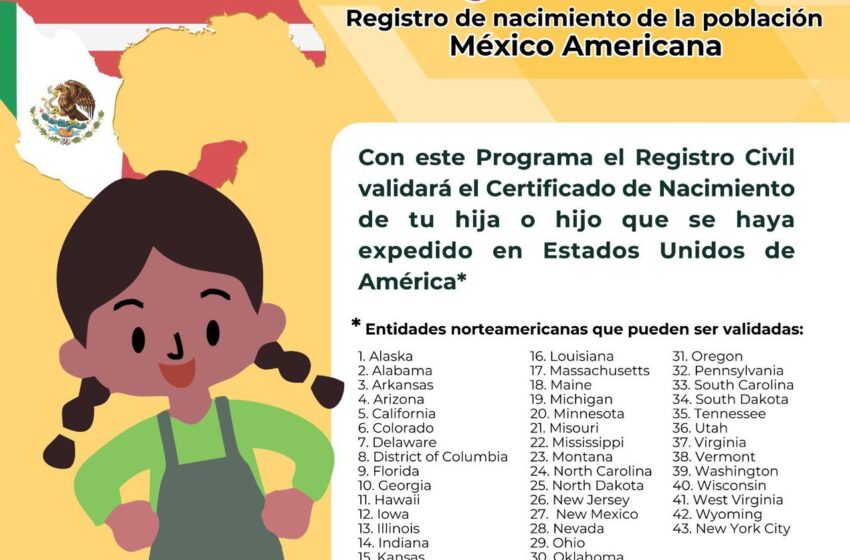  Baja California Inicia Campaña “Soy México” 2024 para Registro de Niños Binacionales