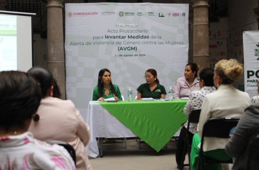  San Luis Potosí avanza en la protección de mujeres: Levantada la Alerta de Violencia de Género en tres municipios