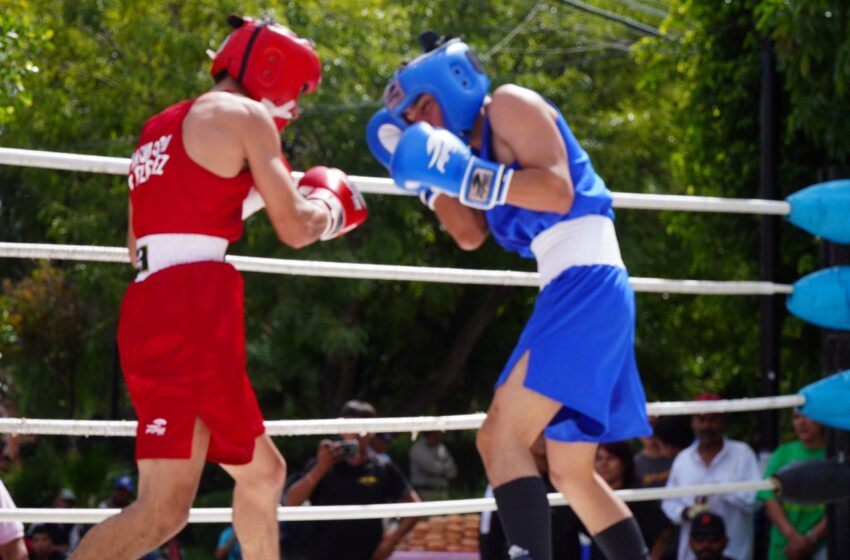  Gobierno estatal impulsa el deporte entre jóvenes con torneo de boxeo en El Saucito