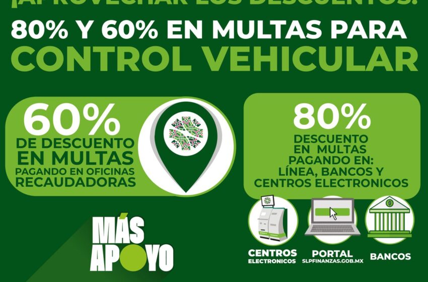  La Sefin Amplía Descuentos en Multas de Control Vehicular Durante Septiembre