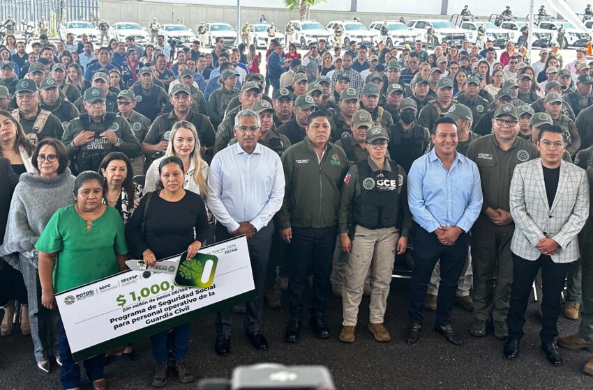  Más apoyo a la Guardia Civil Estatal de San Luis Potosí