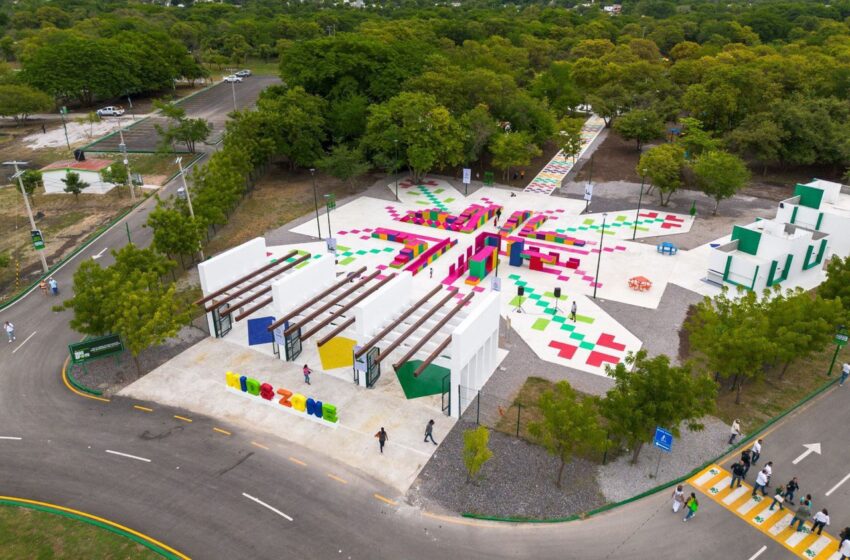  Zona para mascotas, dinosaurios y canchas, son las áreas favoritas en el parque Tantocob