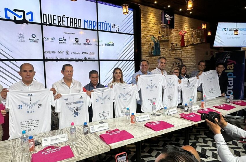  Querétaro Maratón 2024 Presenta Nueva Playera y Anuncia Récord de Participación