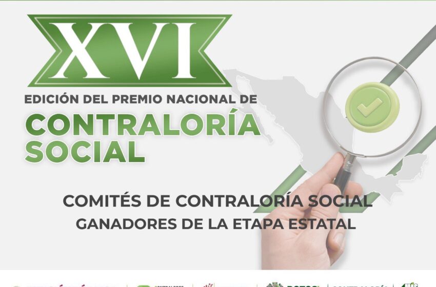  Ganadores del XVI Premio Nacional de Contraloría Social Anunciados por el Estado