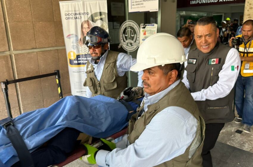  San Luis Potosí Muestra Eficiencia en Simulacro Nacional de Protección Civil