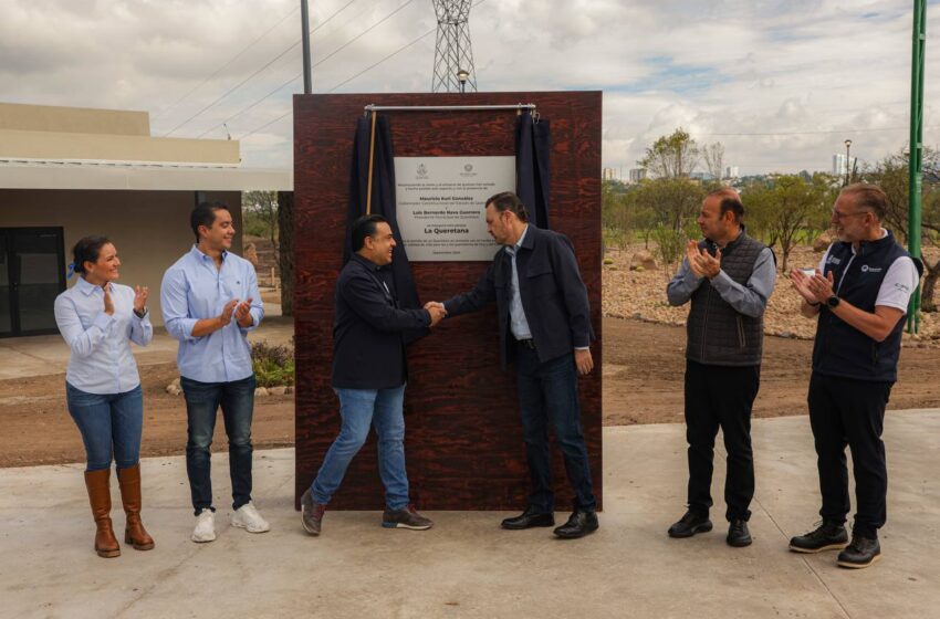  Inauguran Parque Intraurbano “La Queretana” en Santiago de Querétaro