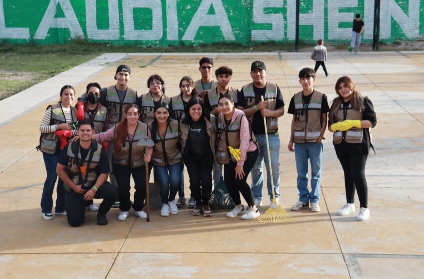  INPOJUVE impulsa la participación juvenil en la rehabilitación de áreas verdes en SLP