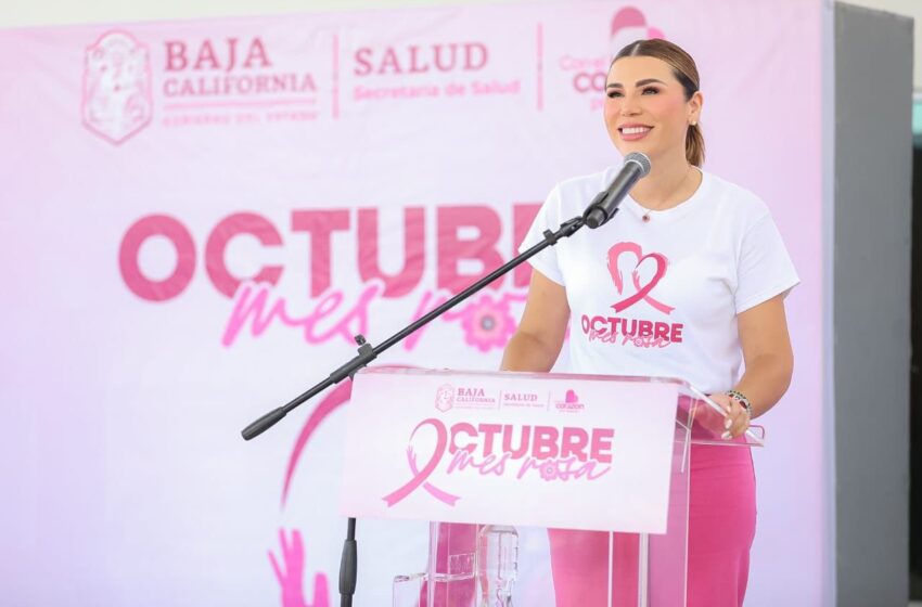  Baja California intensifica esfuerzos en la prevención del cáncer de mama durante el Mes Rosa