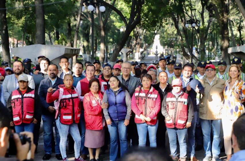  La Alameda “Juan Sarabia” Brilla Nuevamente Gracias a los “100 Días de Talacha”