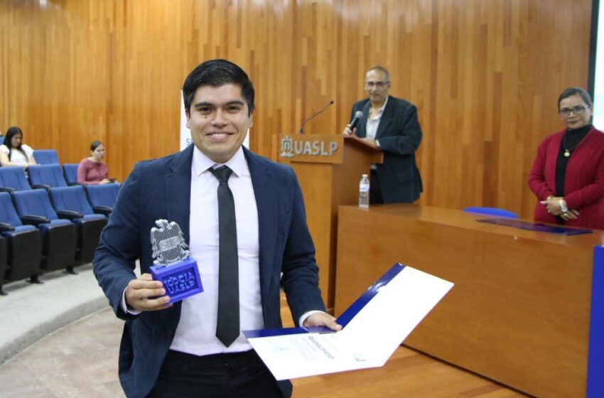  Mtro. Manuel Felipe López Mora, Galardonado en el Certamen Mejor Tesis de Posgrado UASLP 2024