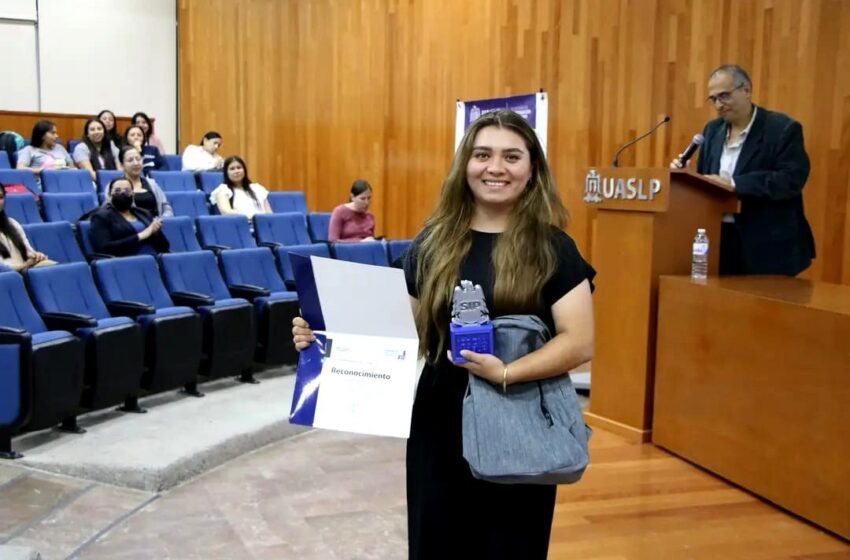  María José Rodríguez obtiene reconocimiento como Mejor Tesis de Posgrado UASLP 2024