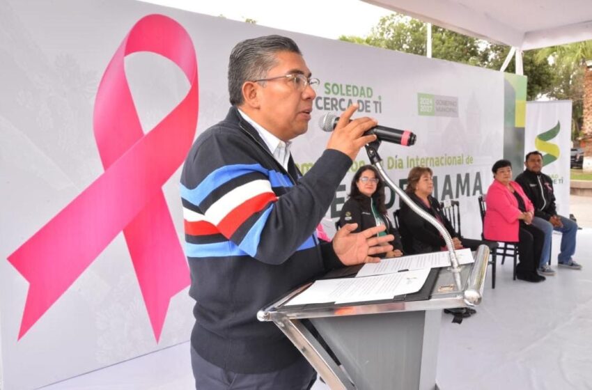  “Cerca de Ti”: Alcalde Juan Manuel Navarro impulsa la prevención del cáncer de mama