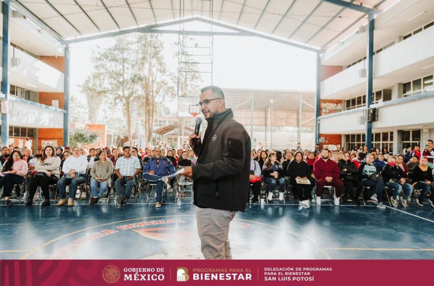  Programas para el Bienestar inicia proceso de becas para estudiantes de secundaria en SLP