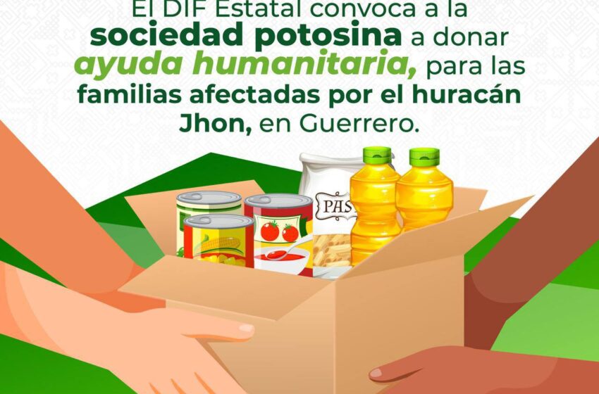  Instala DIF Estatal centro de acopio para brindar apoyo a familias de Guerrero