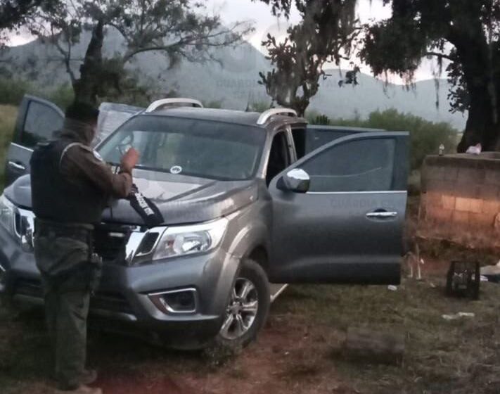  Guardia Civil Estatal asegura dos camionetas utilizadas por células de un grupo criminal