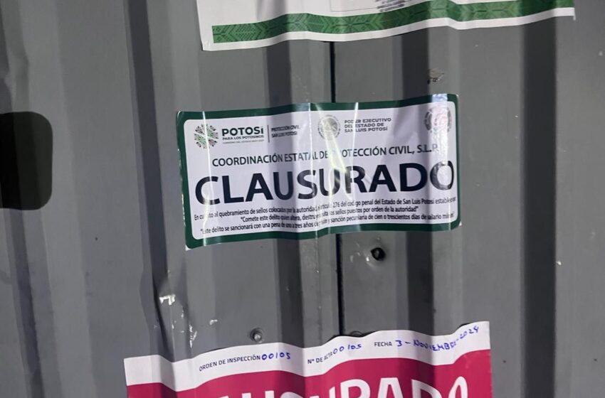  Gobierno Estatal Clausura Cuatro Centros Nocturnos en Operativo de Seguridad