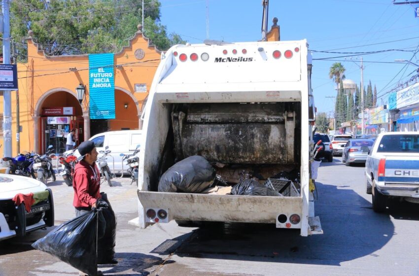  Restablecen servicio de recolección de basura en Villa de Pozos