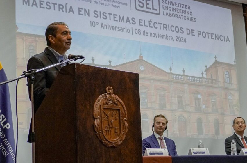  UASLP celebra 10 años de vinculación academia-industria en la Maestría en Sistemas Eléctricos de Potencia