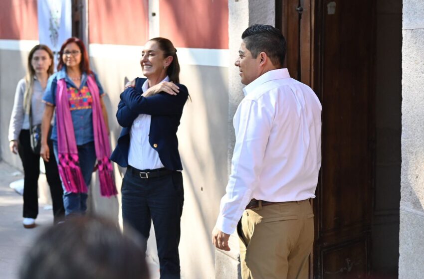  Ricardo Gallardo y Claudia Sheinbaum reafirman compromiso con la transformación de San Luis Potosí