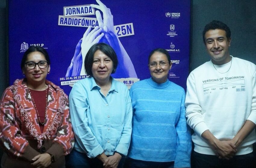  Radio y Televisión UASLP conmemora el 25N con una jornada radiofónica de reflexión y acción