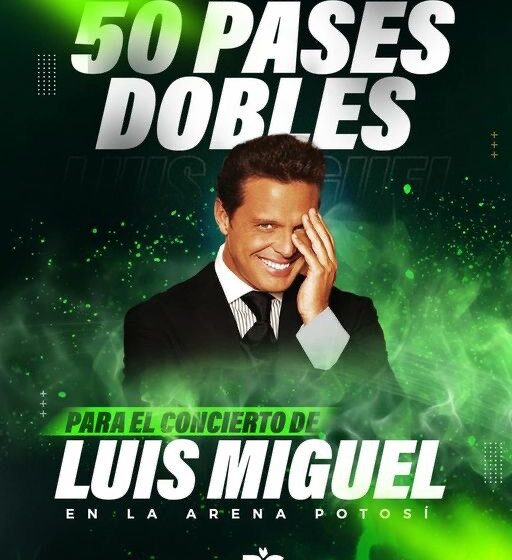  Ricardo Gallardo anuncia última entrega de boletos para concierto de Luis Miguel