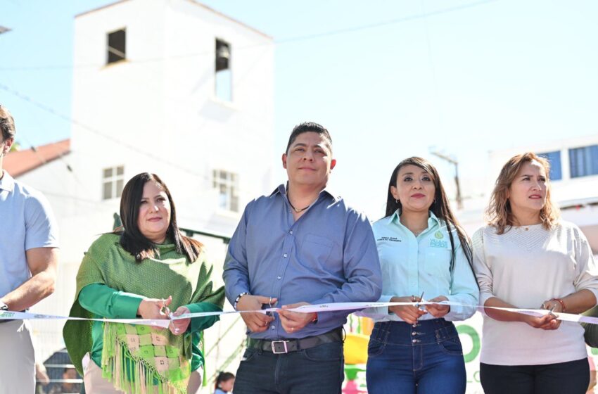  Ricardo Gallardo transforma espacios públicos en Villa de Pozos con entrega de la plaza recreativa Las Águilas