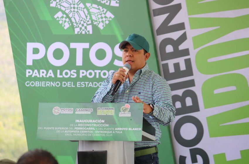  San Luis Potosí mejora caminos y carreteras en sus cuatro regiones para garantizar traslados seguros