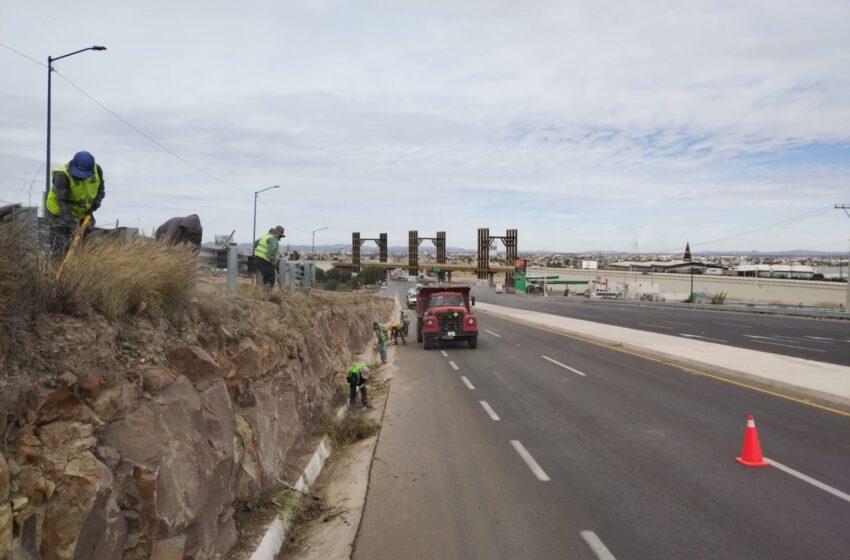  GOBIERNO DEL ESTADO DE SAN LUIS POTOSÍ IMPULSA CONSERVACIÓN Y MANTENIMIENTO EN VIALIDADES ESTRATÉGICAS DE SLP