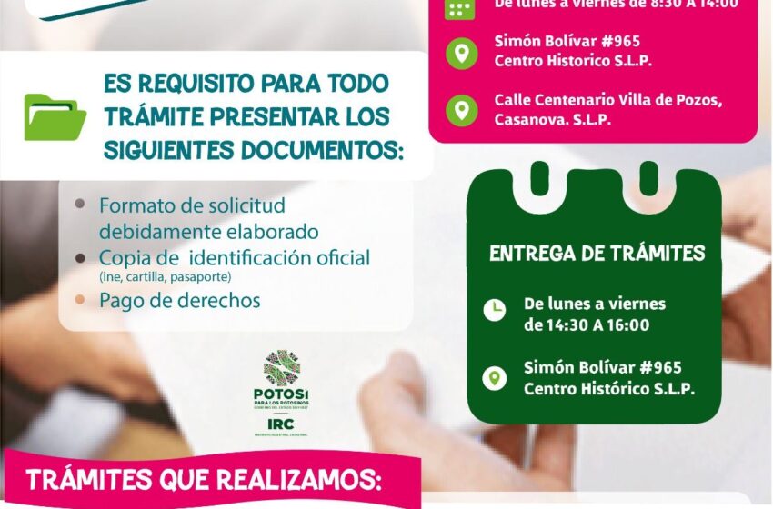  Instituto Registral y Catastral firma convenio con Villa de Pozos para facilitar trámites a la ciudadanía