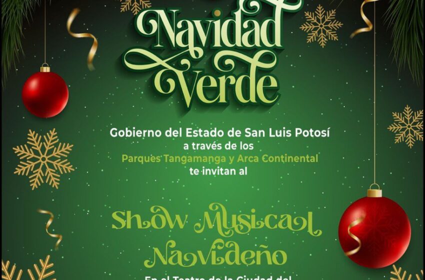  Gobierno estatal celebra la Navidad con espectáculo gratuito en el Tangamanga I