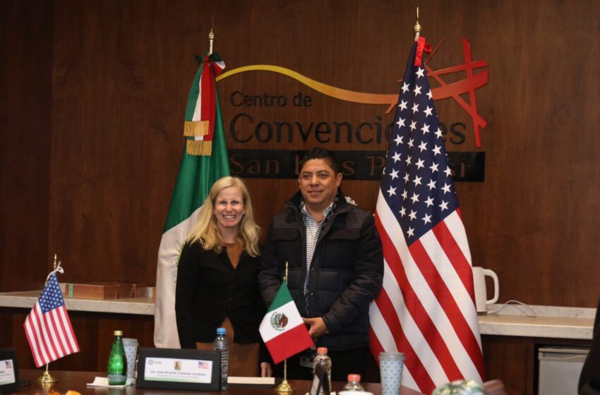  Ricardo Gallardo Recibe a la Cónsul de Estados Unidos para Fortalecer Alianzas Migratorias y Económicas