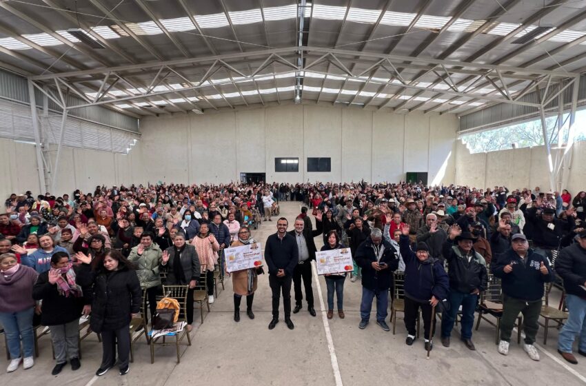  MÁS DE 12 MIL MUJERES POTOSINAS RECIBEN SU TARJETA DE PENSIÓN BIENESTAR