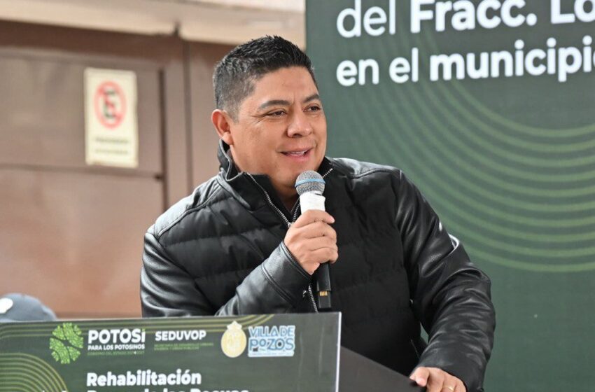  Ricardo Gallardo Arranca Reconstrucción De Avenida En Villa De Pozos