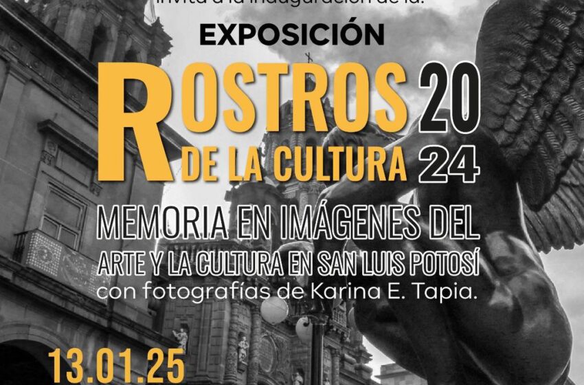  Gobierno de la Capital invita a la inauguración de la exposición “Rostros de la Cultura 2024”