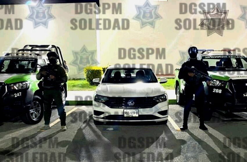  Reacción Inmediata De Guardia Municipal De Soledad Permite Captura De Presunto Roba Autos