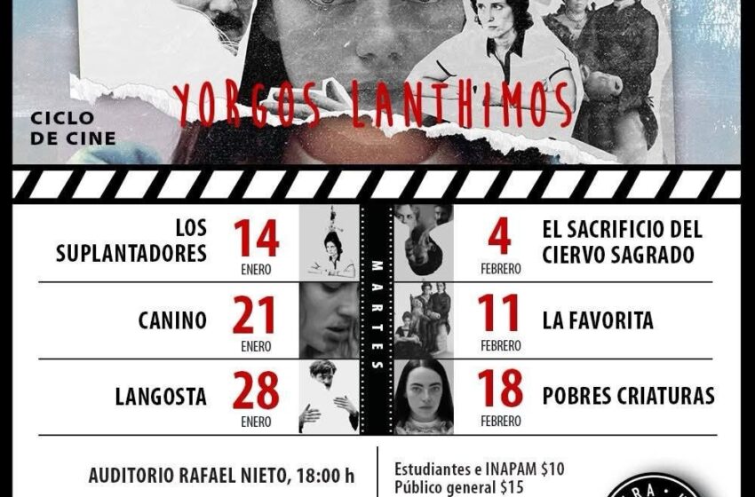  CineClub UASLP arranca ciclo dedicado a Yorgos Lanthimos