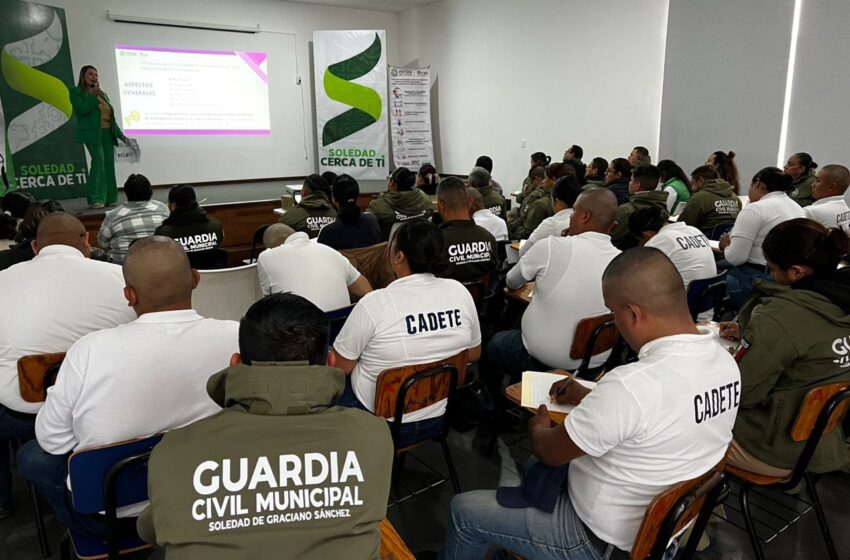  Guardia Civil de Soledad se capacita en protección para mujeres y menores