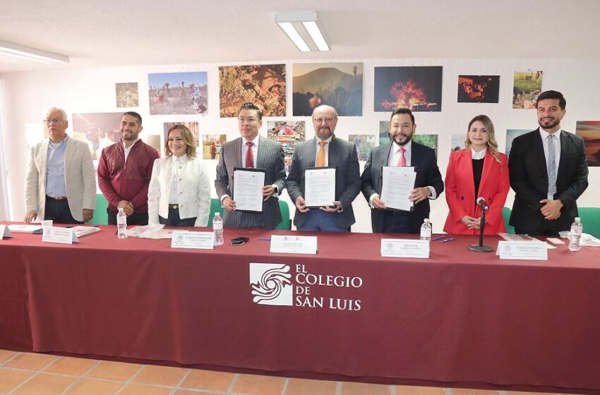  Congreso del Estado y Colegio de San Luis firman convenio para fortalecer la educación y conmemorar el bicentenario del constitucionalismo en SLP