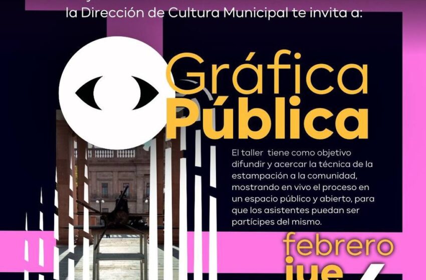  Gobierno de la Capital presenta “Grabado Público: taller de grabado comunitario”