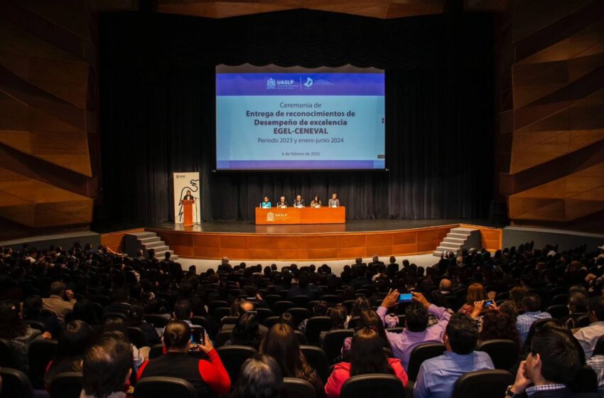  UASLP, líder en excelencia académica: primer lugar en San Luis Potosí y quinto a nivel nacional en reconocimientos EGEL-Ceneval