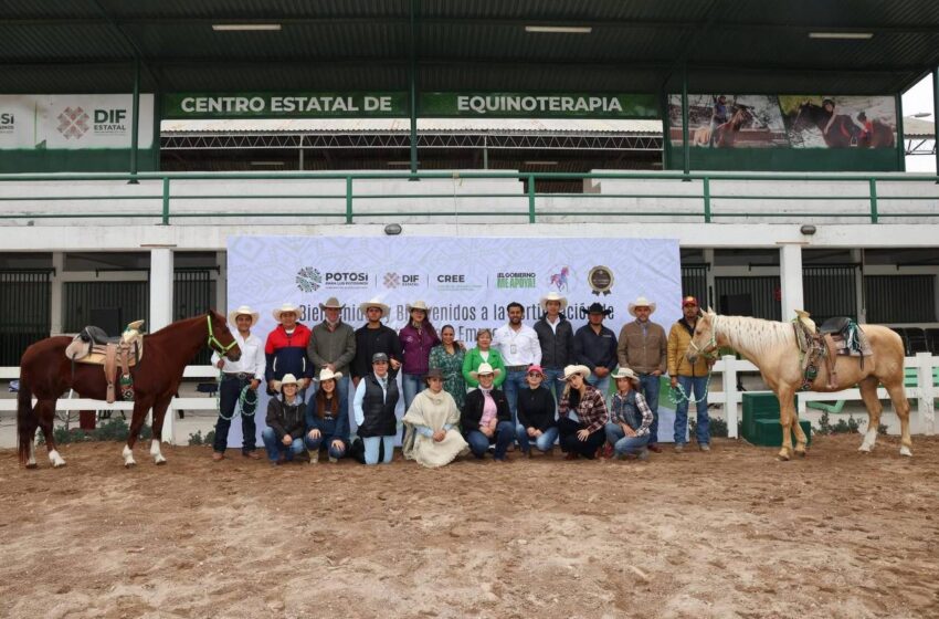  Gobierno estatal impulsa certificación en equinoterapia para mejorar la rehabilitación en San Luis Potosí