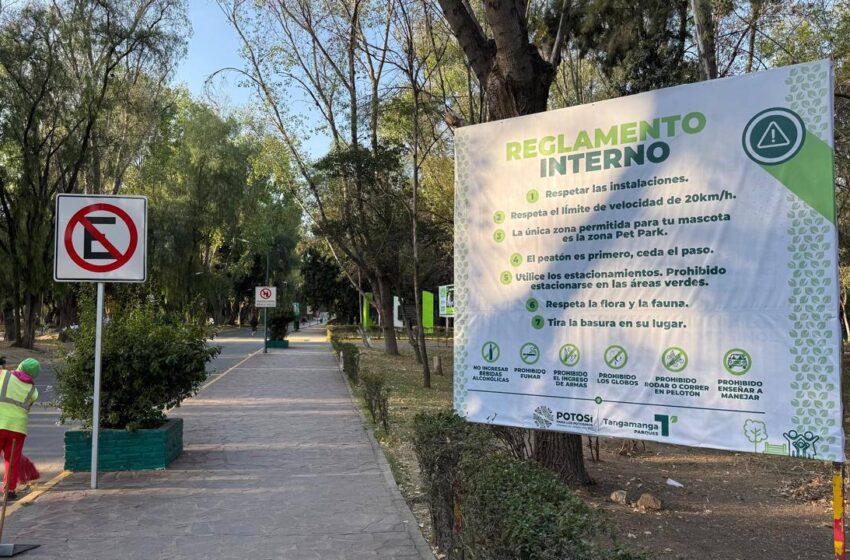  Parques Tangamanga piden a usuarios respetar flora y fauna