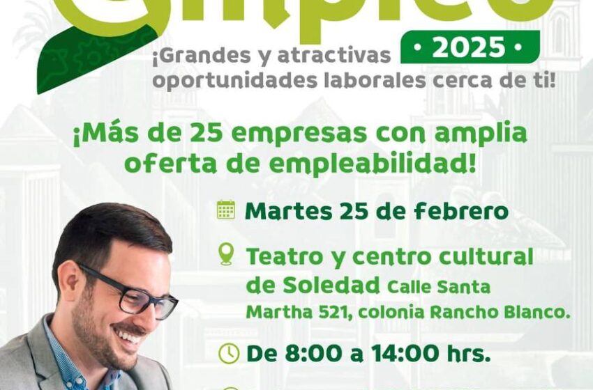  Soledad invita a la Feria del Empleo con la participación de 25 empresas este 25 de febrero