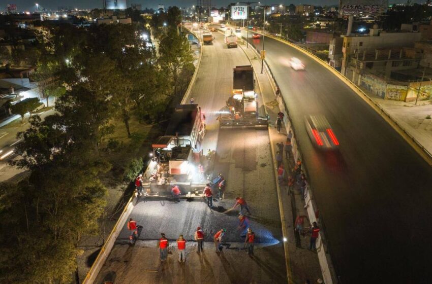  Alcalde Enrique Galindo supervisa avance en la rehabilitación de avenida Salvador Nava