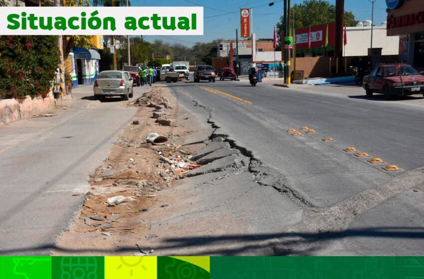  Alcalde de Soledad instruye reparación de colapso en Av. Libertad, ante inacción de Interapas