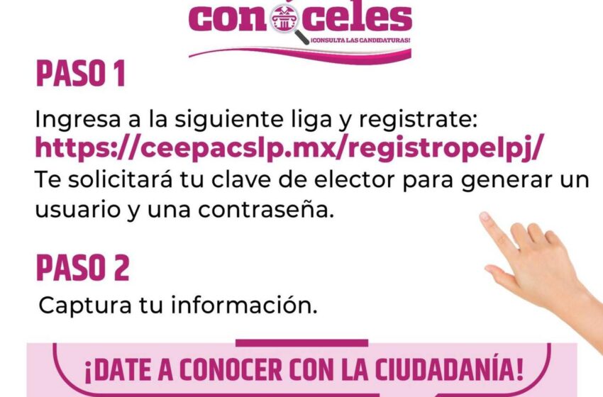  Exhorta CEEPAC a candidaturas para la Elección del Poder Judicial a registrar su información en Sistema