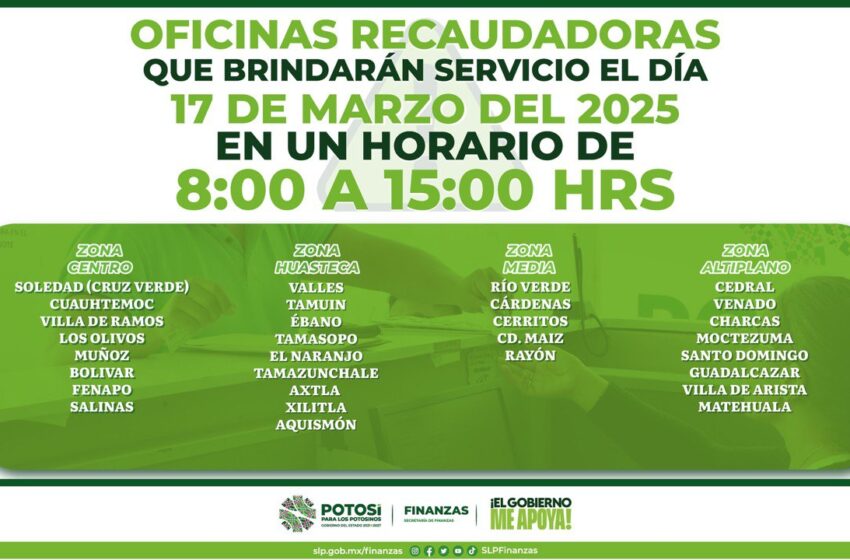  Garantizada Atención En Recaudadoras Durante Día Inhábil